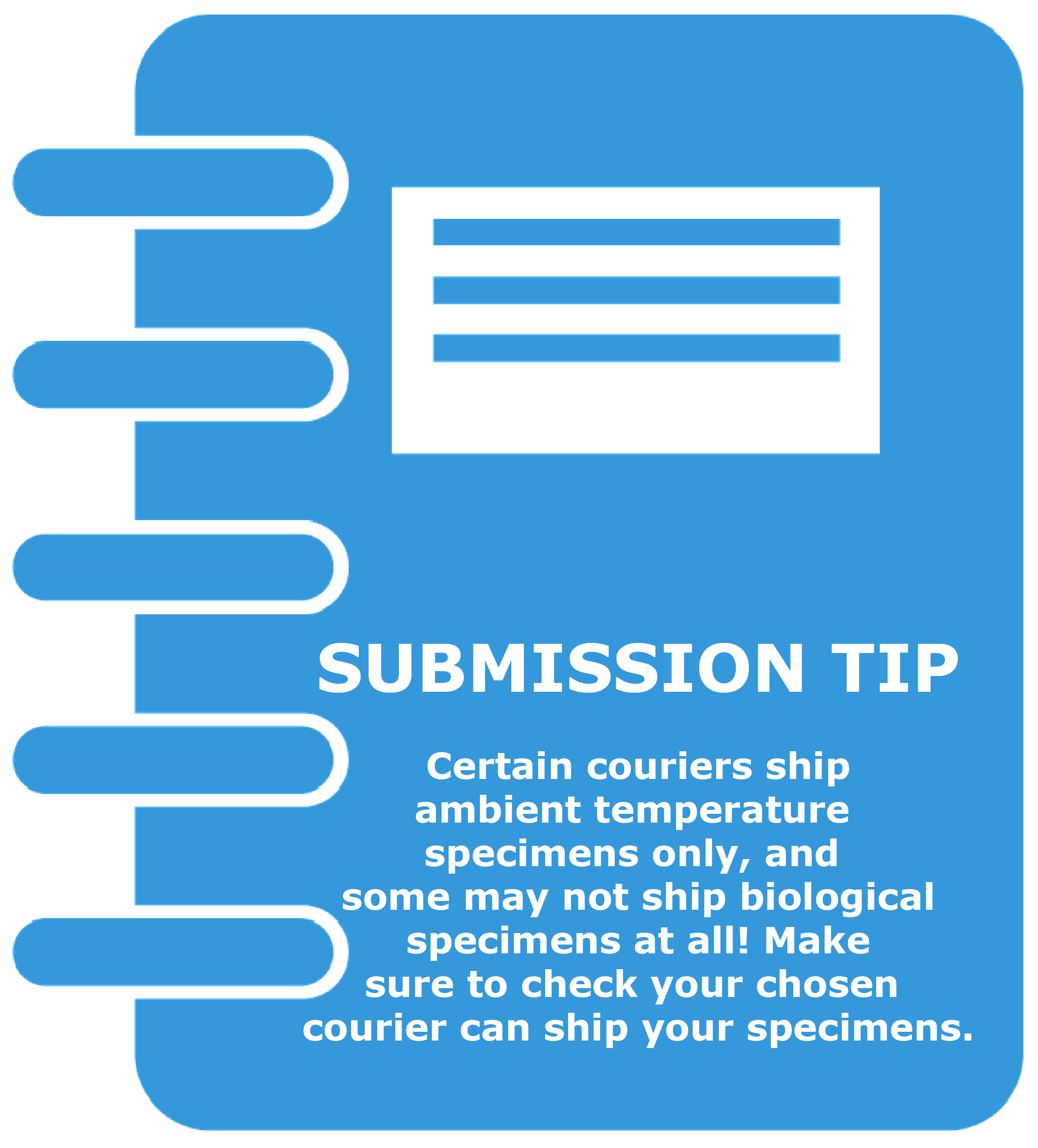 Laboratory Testing Services Manual - Guidelines For Specimen Shipping ...